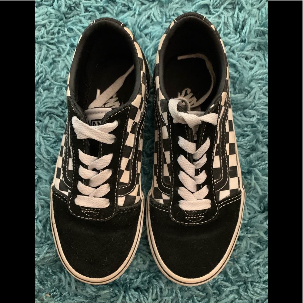 The Vans classic skate shoes